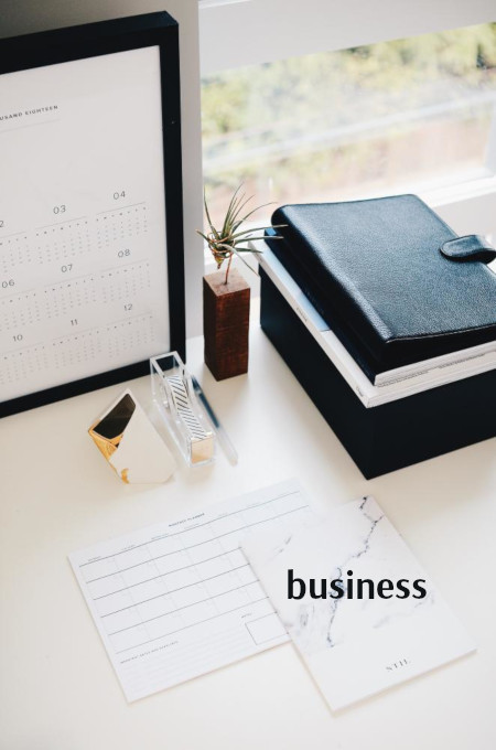 desk with calendar, appt books